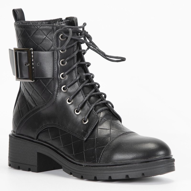 Annalisa – Boots à lacets zippées