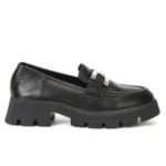 ANNALISA - Mocassins à semelles crantées avec boucle - JM976 noir