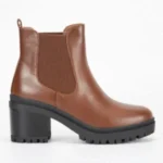 Annalisa - Bottines Chelsea camel