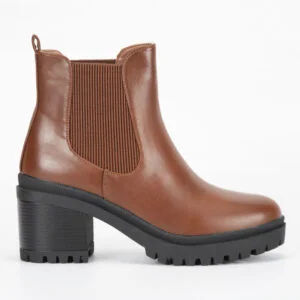 Annalisa - Bottines Chelsea camel